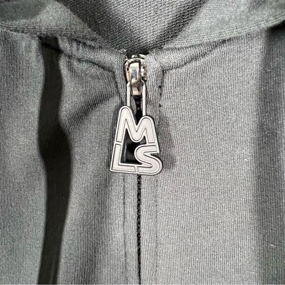 Magnlens Women’s Size Large Black Elastic Waist Pocket Zip Paracord Jumpsuit - Picture 9 of 16